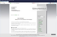 aktuelles Layout von www.vienna-webdesign.at